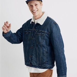 Men’s madewell Sherpa Jean jacket